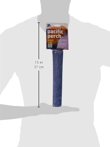 Prevue Pet Products Pacific Perch Beach Walk X-Large - Natural Seashell Mineral Bird Perch for Cage Accessory, Foot Exercise & Beak Grooming, Ideal for X-Large Birds | Natural Seashell Mineral Bird Perch for Cage Accessory, Foot Exercise & Beak Groomin...