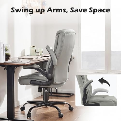 DUMOS Office Chair Set of 2, Executive Desk Chairs, Lumbar Support