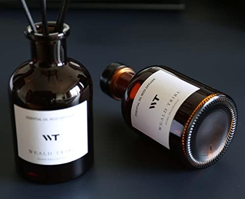 WEALD TRIBE Fresh Linen Reed Diffuser Set for Bathroom Air Fresheners