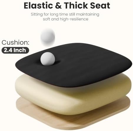 DUMOS Ergonomic Office Chair, Executive Desk Chair with Lumbar Support