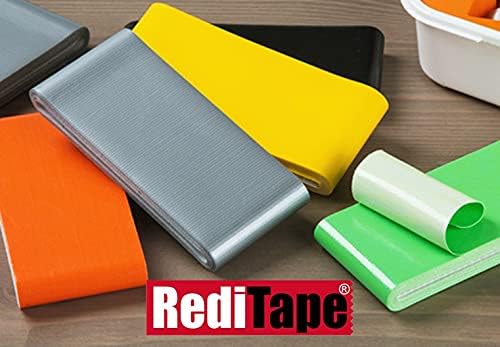 Travel Size Duct Tape Colors 2-Pack (Black & Fluorescent Orange) - Pocket Size Flat Mini Roll - for Repairs Outdoors Emergency Crafts - 1.88 inch x 5 Yards per Pack