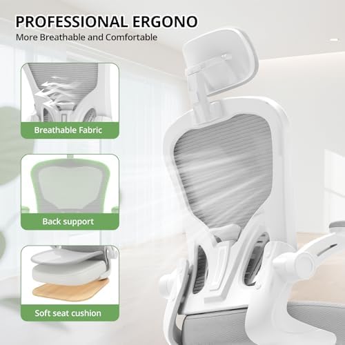 Synorla Office Chair|330LBS Capacity Ergonomic Desk Chair