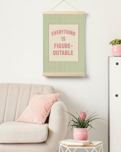 FGFK Positive Affirmations Wall Art Poster Hanger Frame 16x24 Inch