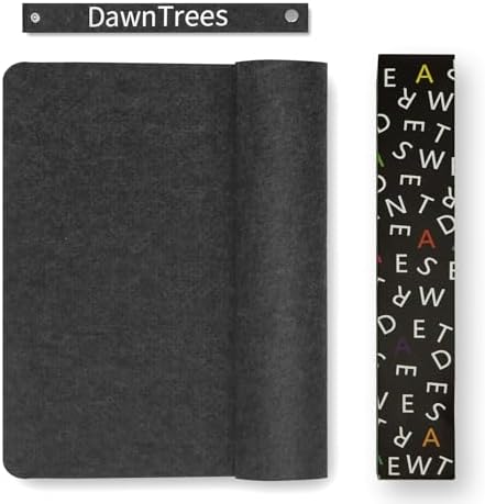 DAWNTREES Large Felt Desk Mat, 47.2"x 23.6", Desk Pad for Office and Home