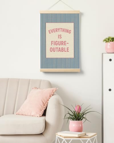 FGFK Positive Affirmations Wall Art Poster Hanger Frame 16x24 Inch