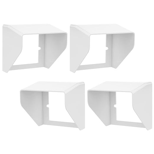 GANAZONO Weatherproof Doorbell Enclosure Outdoor Electrical Outlet Box Cover Oblique Waterproof Rain Protector for Access Control Machines 3.39X3.62X3.39 Inches