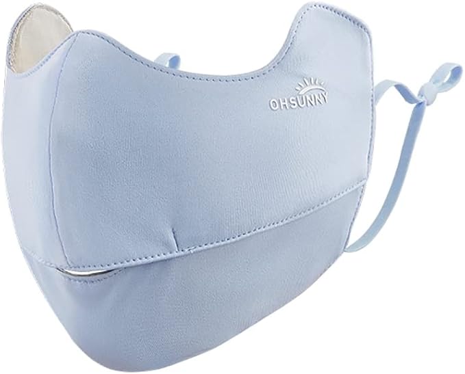 Sun Protection UPF 50+ UV Face Cover Summer Face Mask Neck Gaiter with Ear Loops SLN3M308