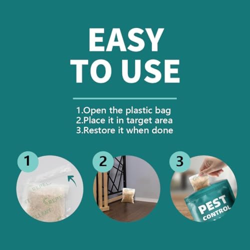 Pest, Spider Away Repellent, Easy to Use, 5P