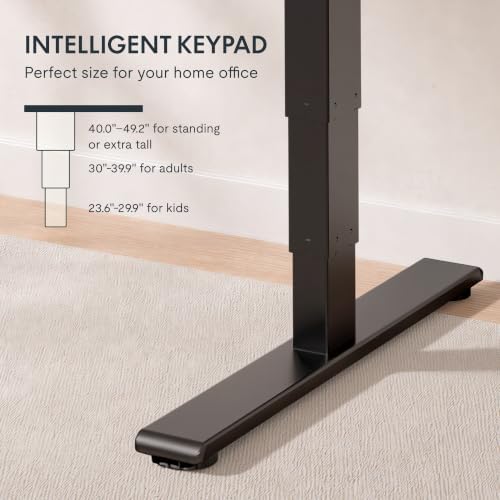FLEXISPOT E6 Solid Wood Dual Motor 3-Stage Electric Standing Desk, 63 x 30
