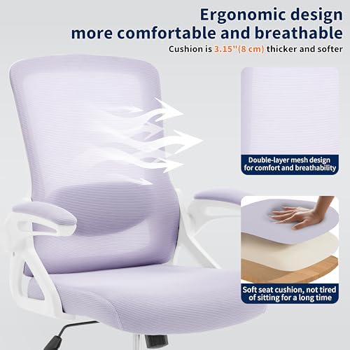 Ergonomic Office Chair Desk Chair with Adjustable Lumbar Support