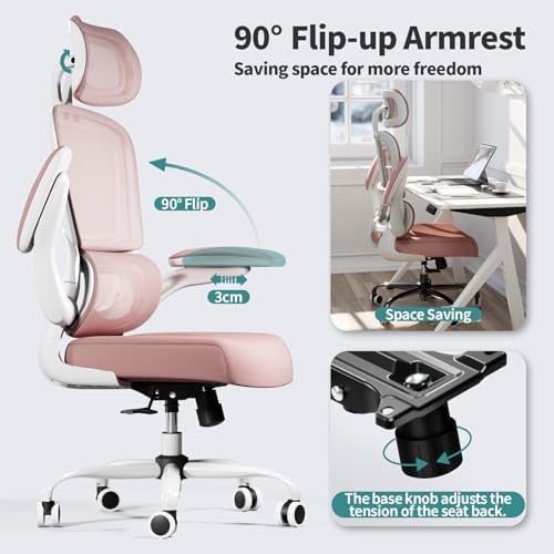 TRALT Office Chair Ergonomic Desk Chair - Gaming Chair with Lumbar Support