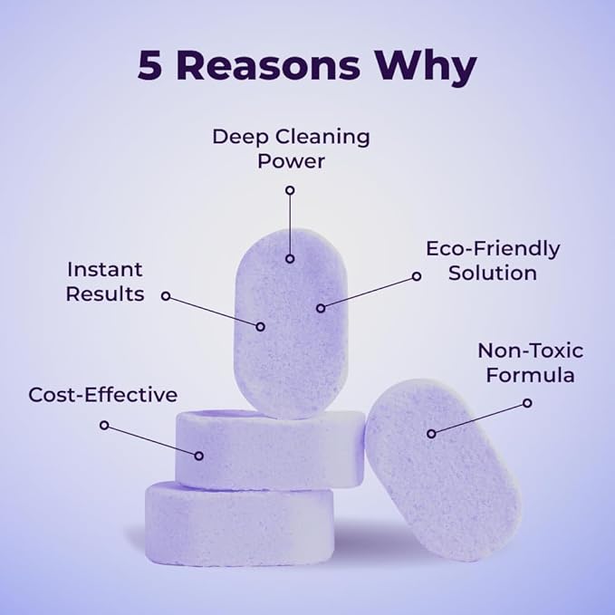 Clean All Purpose Spray Cleaner for Ovens - Multipurpose Foam Cleaning System - The Solution for Every Stain, Spray Oven Cleaner with Concentrated Cleaning Tablets (1Bottle+18pcs Tablets)