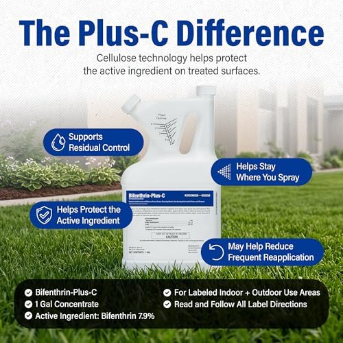 Bifenthrin-Plus-C Insecticide, 1 Gal Roach Killer Indoor