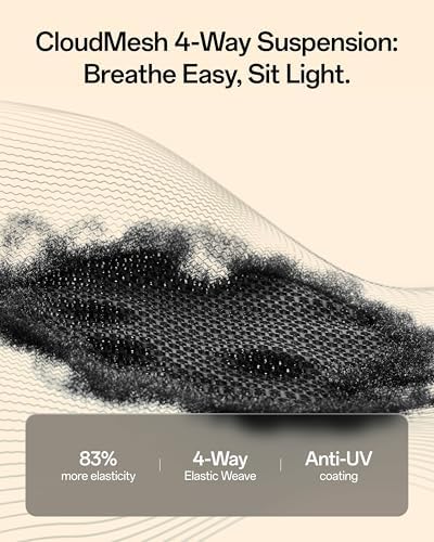 Hbada E3 Air 2026 Ergonomic Office Chair, 3-Zone Lumbar Support, Comfy Home Office Chair with Auto Recline, 4D Headrest & Armrests, 140° Tilt for Work & Relax, Black