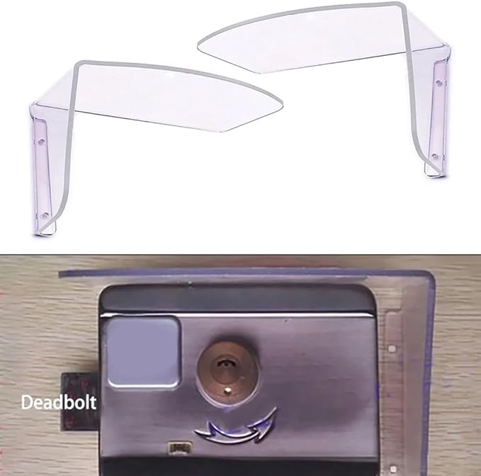 Transparent Acrylic Waterproof Rain Cover For Outdoor Electronic Locks Or Access Control Panels, Weather-Resistant Protective Case, 155X110x100mm(Left)