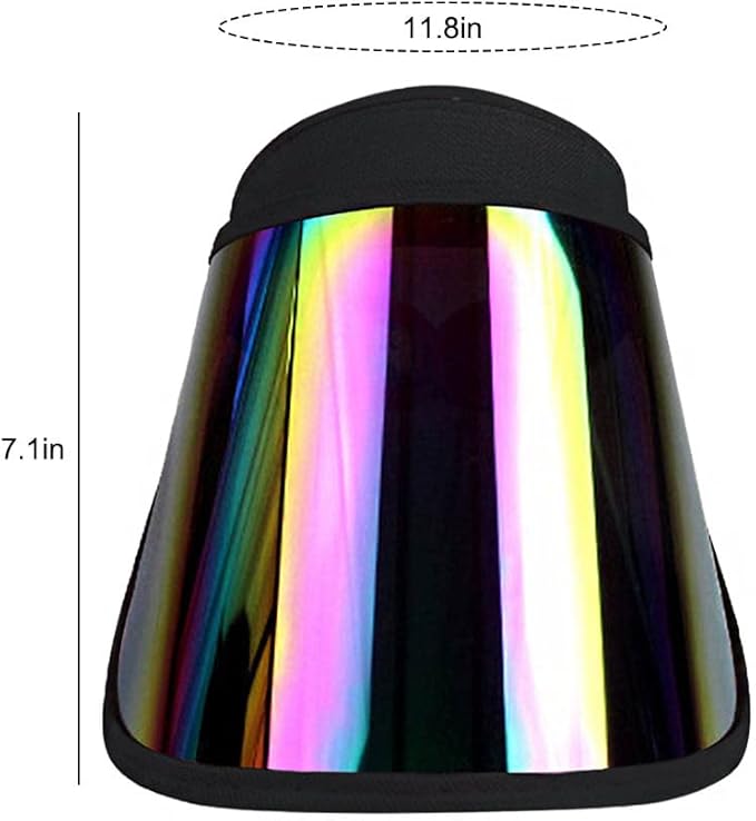 Face_Shield Protector Sun Visor Hat UV Protection Summer Sun Cap Great for Oudtoor Hiking Camping Golf Tennis Cycling