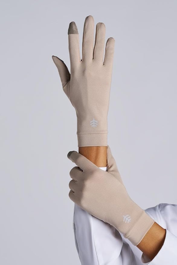 Coolibar Full Finger UV Sun Gloves - UPF 50+ Sun Protection - Gannett