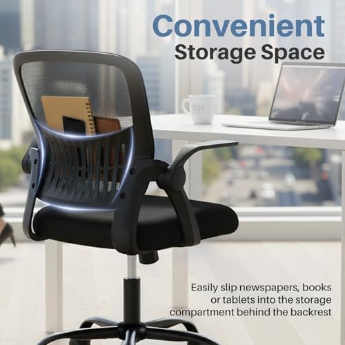 DUMOS Home Office Desk Chair, Computer Lumbar Support Chair