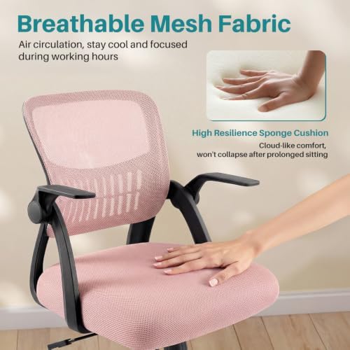 OLIXIS Ergonomic Office Desk Chair, Mid-Back Executive Computer Chair