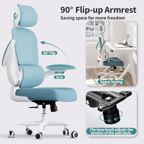 TRALT Office Chair Ergonomic Desk Chair - Gaming Chair with Lumbar Support