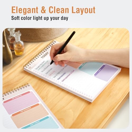 Forvencer To Do List Notepad with 52 Sheets (6.5 x9.8),To Do List Notebook