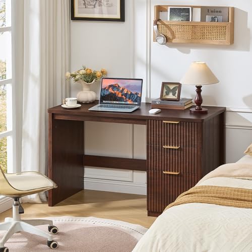 LEYAOYAO Office Desk 48" with 3 Drawers Storage File Cabinet