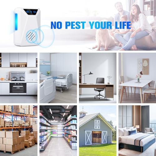 Lickoon 6 Packs Ultrasonic Pest Control Repeller, Electronic Plug in Indoor