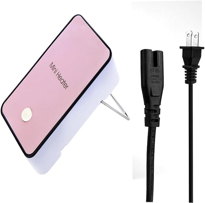Safety Energy-saving Heater Mini Portable Room Office Desktop Electric Fan Heater Air Warmer (Pink)