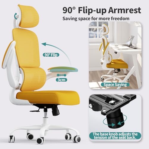TRALT Office Chair Ergonomic Desk Chair - Gaming Chair with Lumbar Support