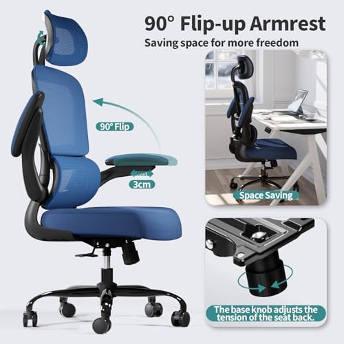 TRALT Office Chair Ergonomic Desk Chair - Gaming Chair with Lumbar Support