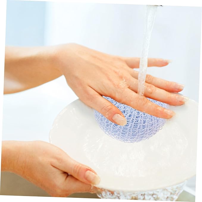 1set Kitchen Cleaning Brush Scrubber with Replacement for Efficient Dish and Pan Cleaning for Kitchenware Vegetables and Sinks