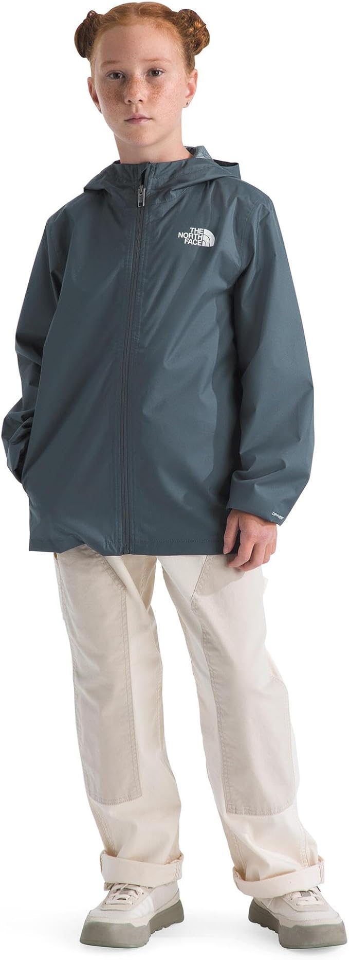 The North Face Unisex Kids Zipline Rain Jacket - Waterproof Rain Coat, Secure Zip Pockets, Weather Ready Hood