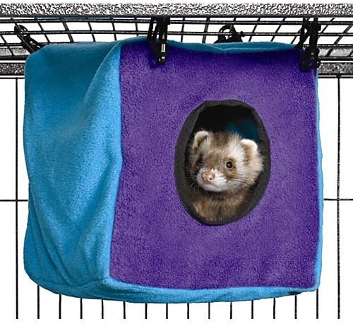 MidWest Homes for Pets Ferret Nation Cozy Cube for Ferret Nation & Critter Nation Small Animal Cages | Measures 8.5L x 8.5W x 9H - Inches