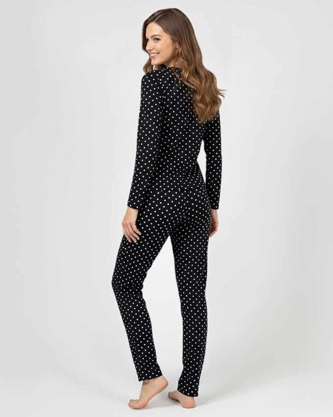 Real Essentials 2 Pack: Women's Comfy Pajama Sets - Short & Long Sleeve Ladies Loungewear Sleepwear PJs (Available In Plus)