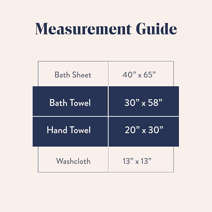 Brooklinen Super-Plush Turkish Cotton Bath Towel Set - 2 Bath Towels + 2 Hand Towels Cotton, 820 GSM, Highly Absorbent, Machine Washable, Perfect for Home & Bathroom (Slate Grey)