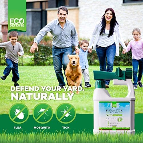 Mosquito, Flea, and Tick Spray for Yard, Covers 5,000 Square Feet