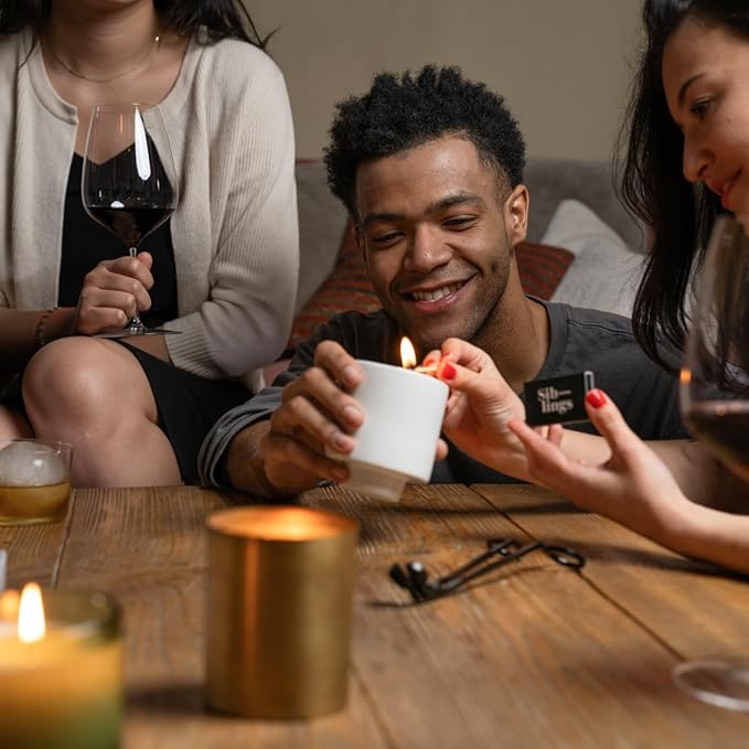 Siblings Essentials, Candle Refill Kit, DIY Candle Kit | No 04: Eucalyptus, Balsam, Wild Berries and No 05: Clove, Lavender, Cedarwood