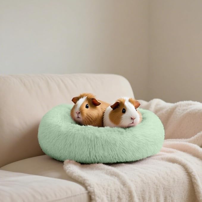 Bunny Bed Large Rabbit Hideout Soft & Comfortable | Small Animal Bedding, Cozy Bed Mat, Warm Hideaway, Cage Accessories for Guinea Pig