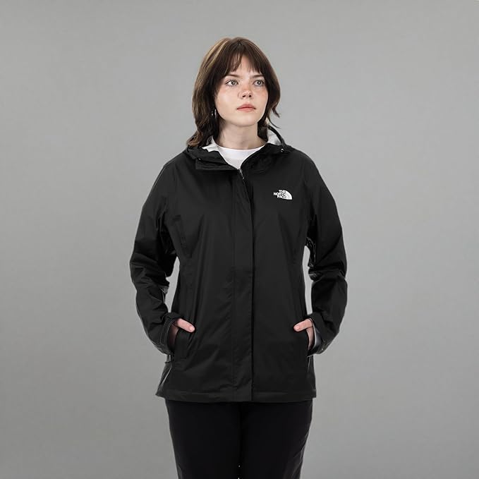 THE NORTH FACE Women's Venture 2 Waterproof Hooded Rain Jacket | Raincoat With Breathable Dryvent 2.5l Fabric, Pit-zips