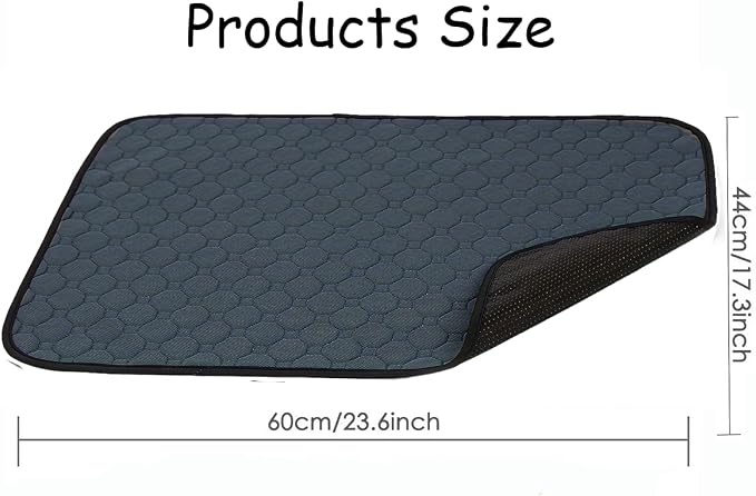 2 Pack Guinea Pig Cage Liners - Washable Guinea Pig Pee Pads, Waterproof Reusable & Anti Slip Guinea Pig Bedding Fast and Super Absorbent Pee Pad for Small Animals Rabbit Hamster Rat