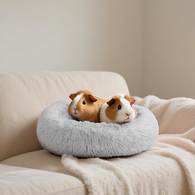 Bunny Bed 2 Pack Large Rabbit Hideout Soft & Comfortable | Small Animal Bedding, Cozy Bed Mat, Warm Hideaway, Cage Accessories for Guinea Pig