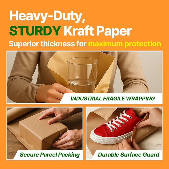 T TORTO9 Kraft Bird Cage Liners 31 x 21.5 Inch, 120 Sheets, Absorbent Paper Tray Liners for Large Bird Cages, Pre-Cut Disposable Cage Bottom Liners