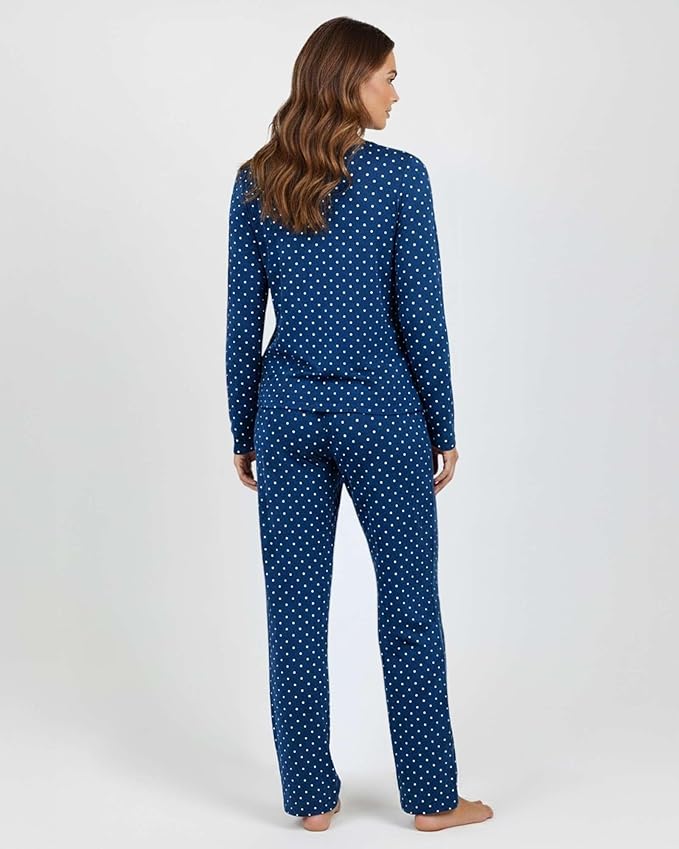 Real Essentials 2 Pack: Women's Comfy Pajama Sets - Short & Long Sleeve Ladies Loungewear Sleepwear PJs (Available In Plus)