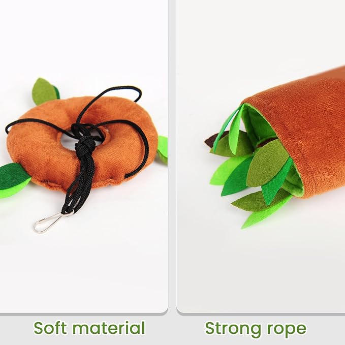 Hamster Hammock 5 Pcs Sugar Glider Nest Hanging Tunnel Swing Jungle | Small Animal Plush Warm Bed, Squirrel Guinea Pig Rat Sleeping Cage Accessories, Soft Fleece Hammock Pet Playing Toy
