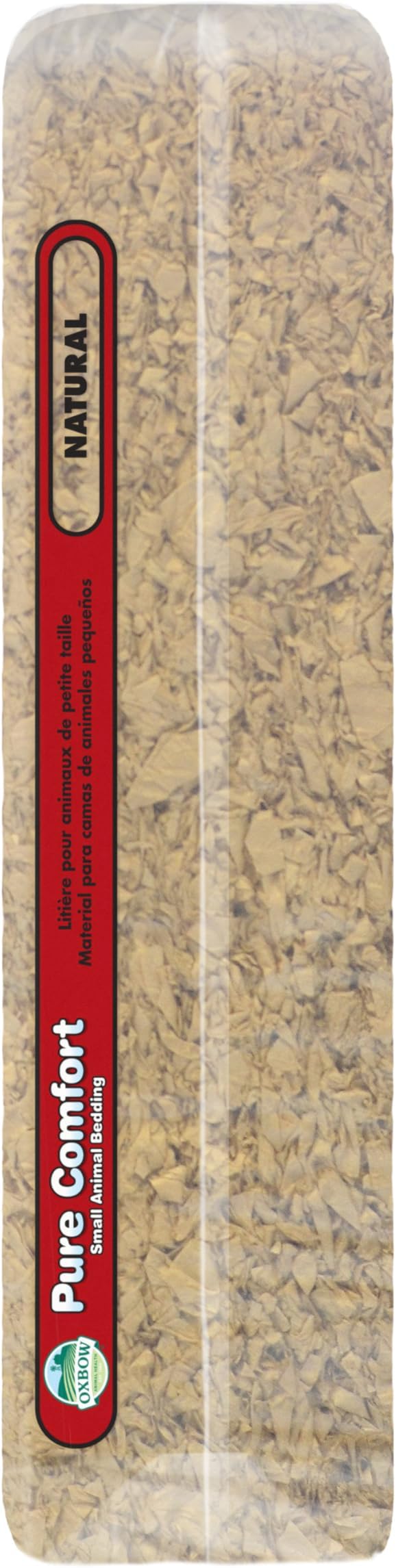 Oxbow Small Animal Bedding, Hamster, Guinea Pig, Rabbit, Natural, USA, 28 L | Pure Comfort, Hamster Bedding, Guinea Pig Bedding, Low Dust, Virgin Paper, Litter Box, Bunny, Rats, Gerbils, Chinchillas