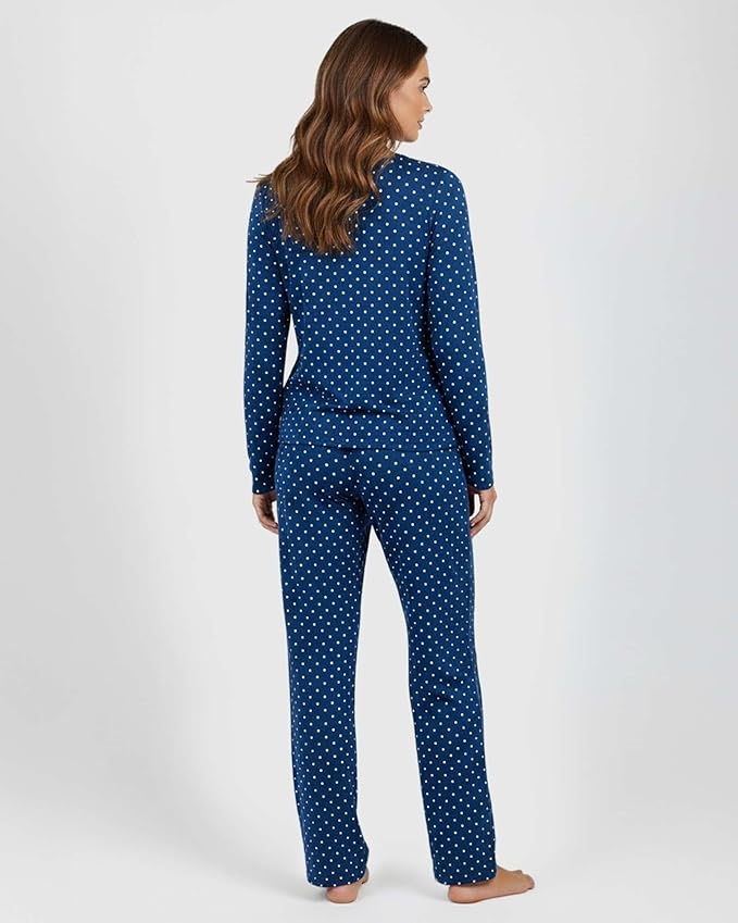Real Essentials 2 Pack: Women's Comfy Pajama Sets - Short & Long Sleeve Ladies Loungewear Sleepwear PJs (Available In Plus)
