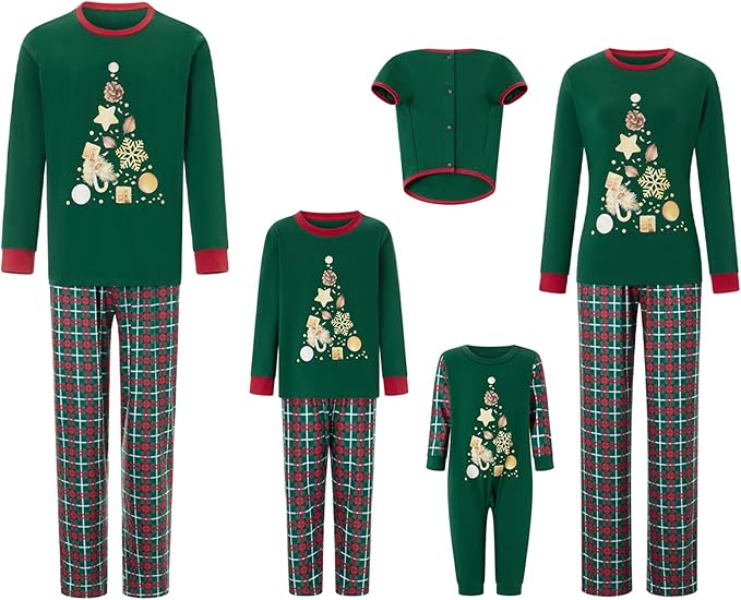 2024 Family Matching Pajamas Sets - Christmas Pjs Sleepwear Outfits for Holiday & Xmas Party