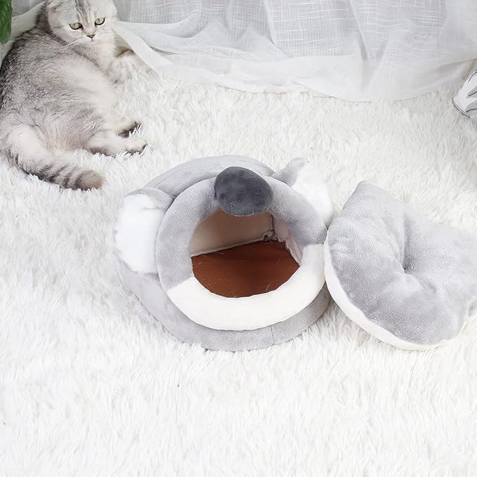 LEFTSTARER Guinea Pig Rat Bed and Hideout for Ferret Hedgehog Sleep and Hide, Hamster Small Pet Animals Supplies Toy Cage Accessories Nest
