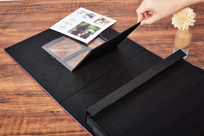 Ywlake Photo Album 4x6 1000 Pockets, Extra Large Capacity Linen Cover Picture Albums Holds 1000 Horizontal and Vertical Photos Grey