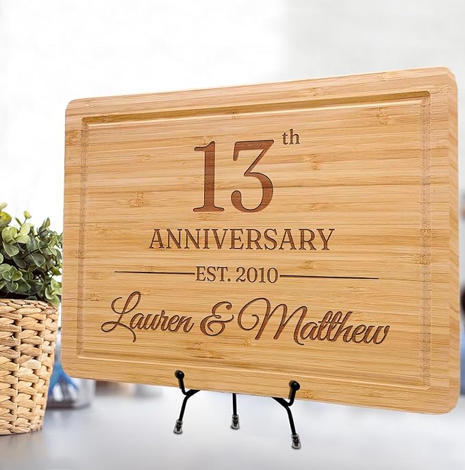 Wedding Gifts for Couple 2025, Personalized Cutting Board for Couple, 50th Anniversary, Housewarming, New Home, Christmas, Registry Gift For Wife, Husband, Him, Her